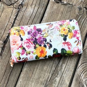 Floral wallet